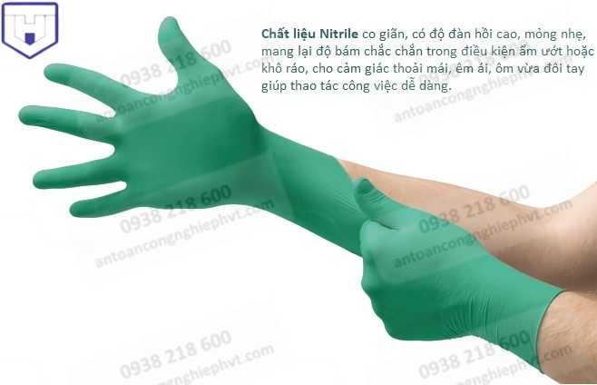Găng tay chống hóa chất dùng một lần Ansell TouchNTuff® 92-600 (Nitrile không bột)